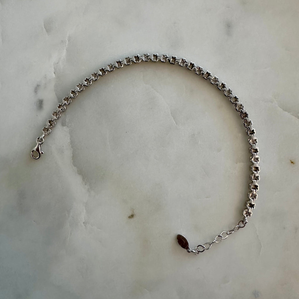 Silberarmband für Damen aus 925er Sterlingsilber - 17-20 cm - 7,7 Gramm