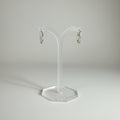 Elegante Silberohringe mit Zirkonsteinen