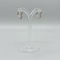 Silberohrringe in Herzform aus Sterlingsilber
