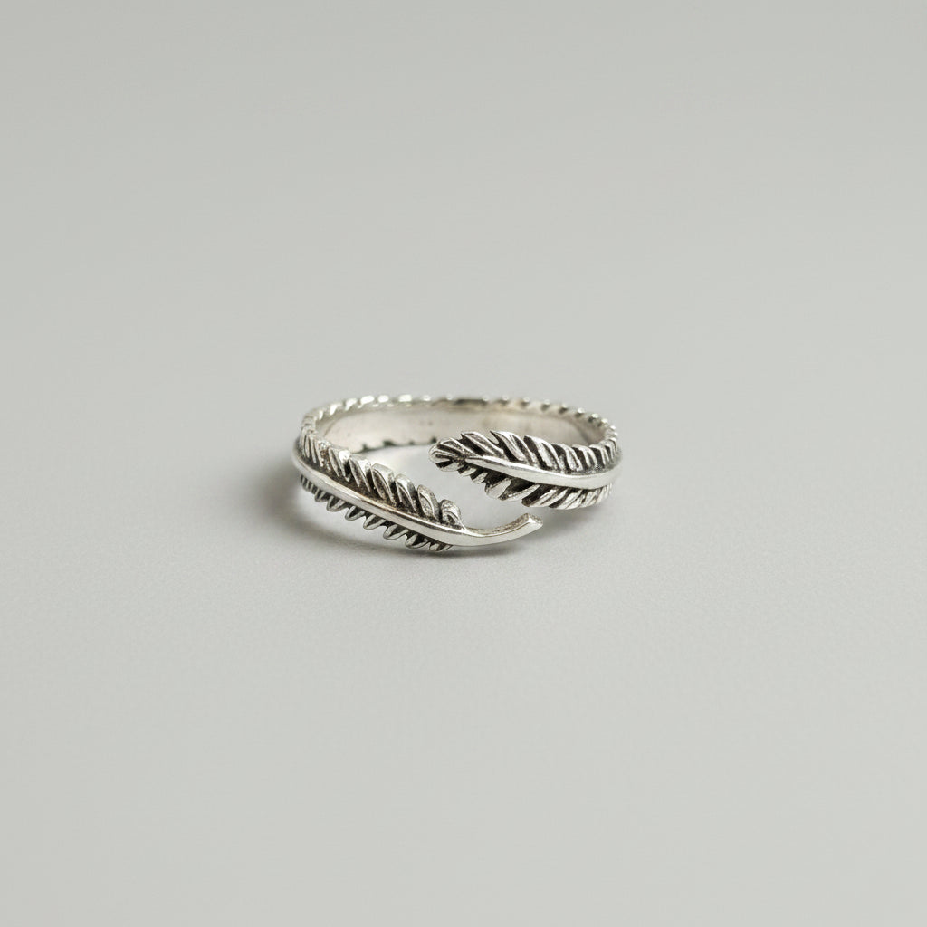 Offener Federring aus Sterlingsilber