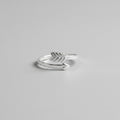 Offener Ring als Pfeil aus Sterlingsilber