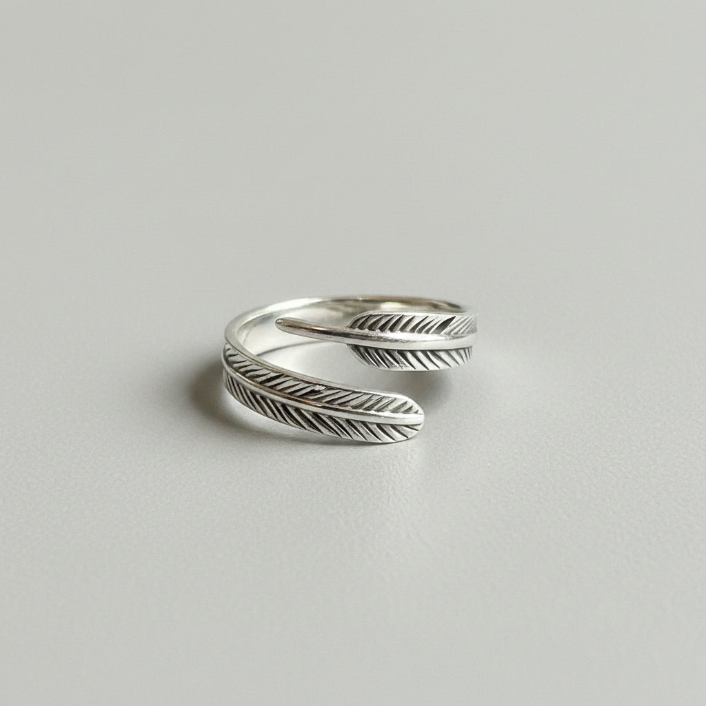 Offener Federring - 925er Sterlingsilber