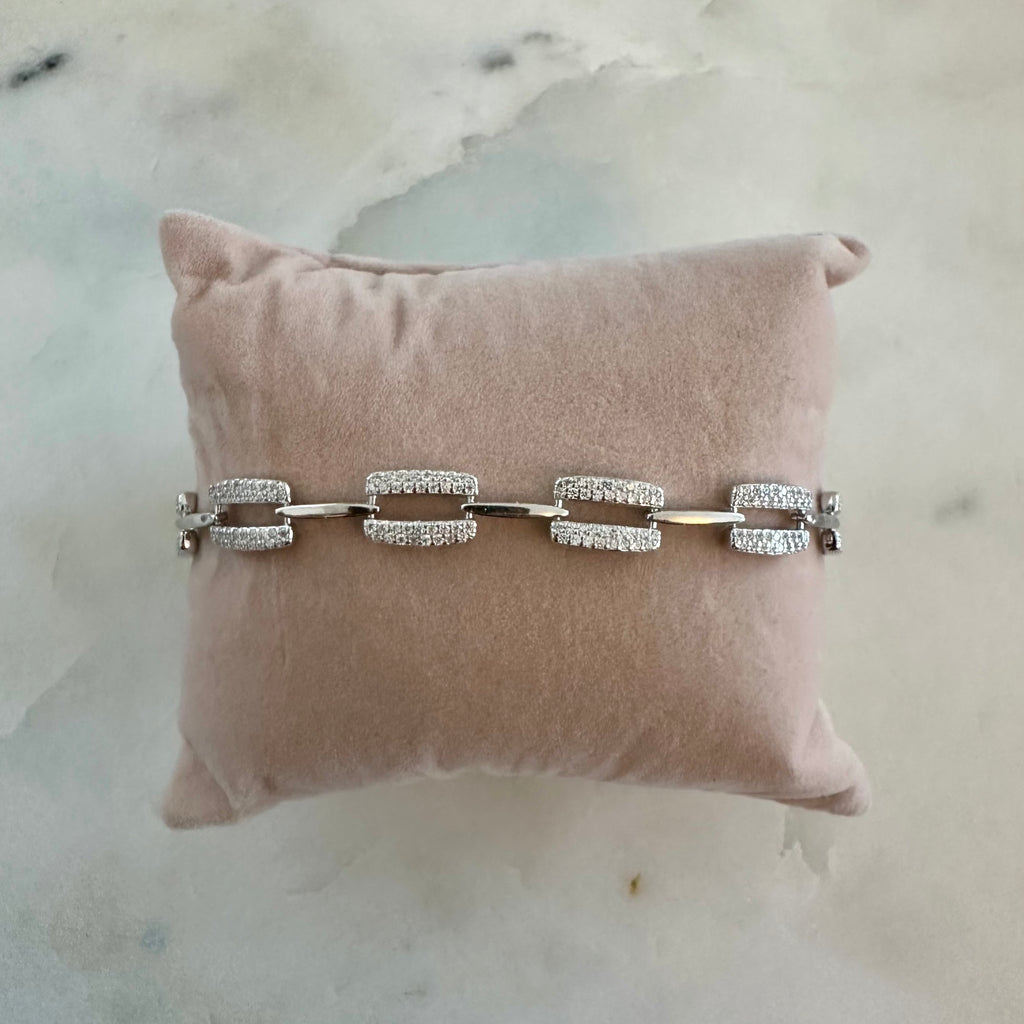 Damenarmband aus Silber - 18-21 cm - 10 Gramm