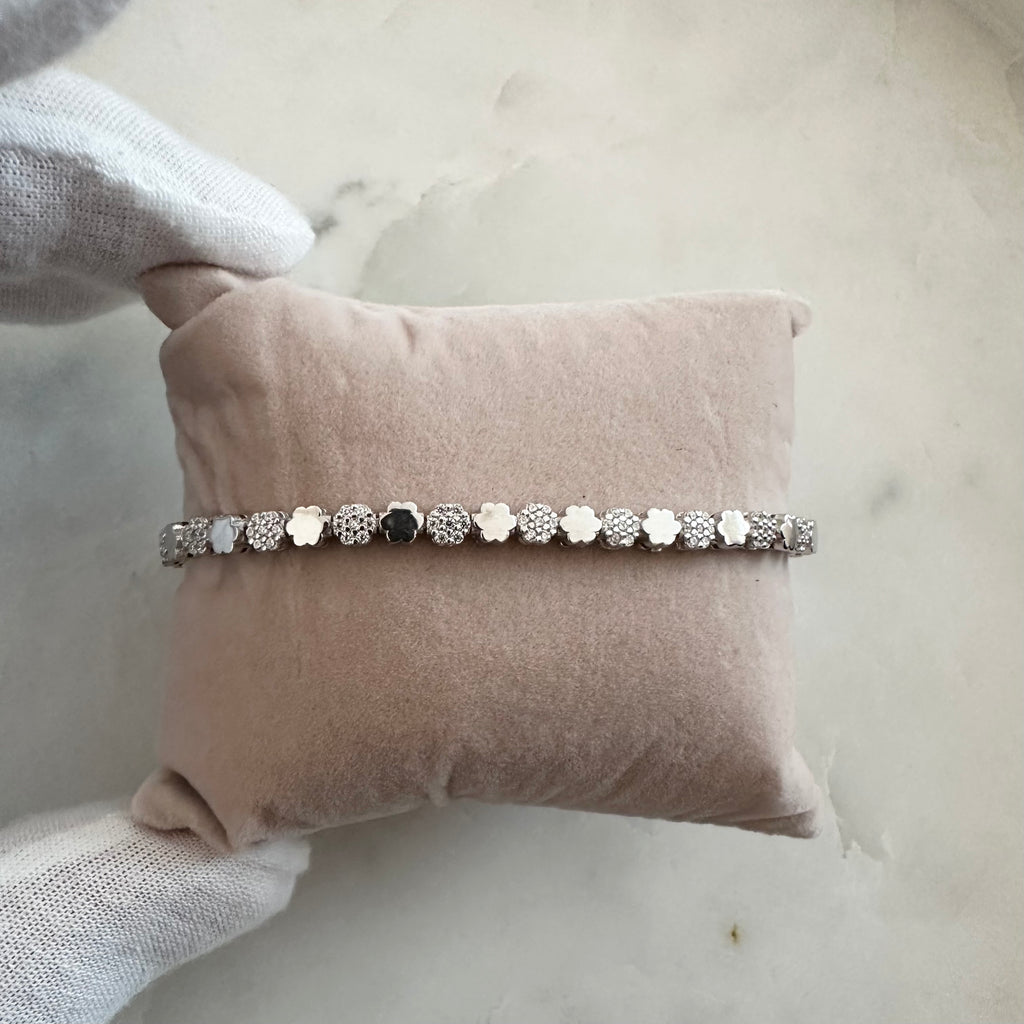Silberarmband für Damen aus 925er Sterlingsilber - 17-20 cm - 7,7 Gramm