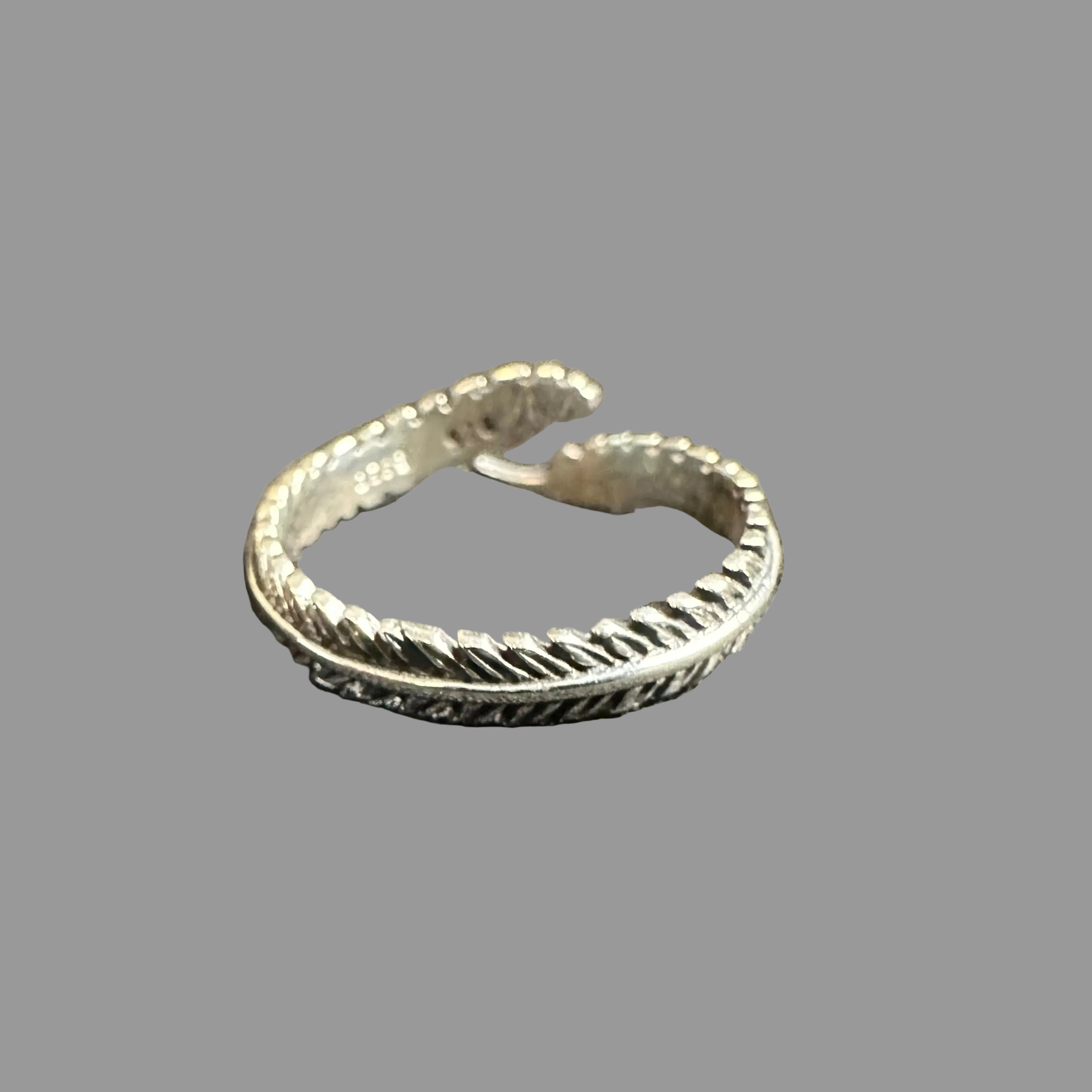 Offener Federring aus Sterlingsilber
