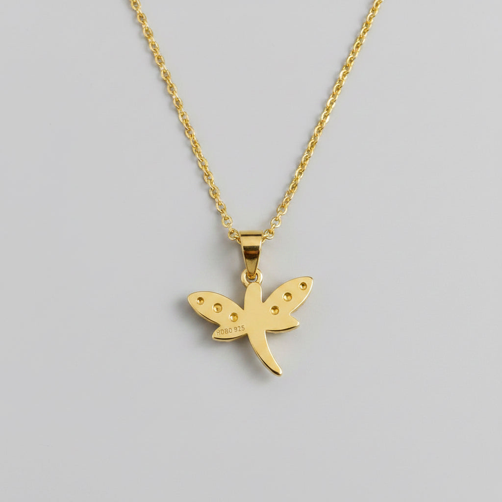 Elegante und leichte Silberkette mit Goldbeschichtung