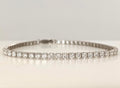 Tennisarmband - 14 KT Weißgold - 3.24ct Diamanten (Lab Grown) - IGI zertifiziert