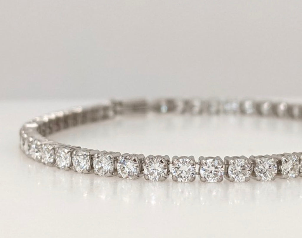 Tennisarmband - 14 KT Weißgold - 3.24ct Diamanten (Lab Grown) - IGI zertifiziert