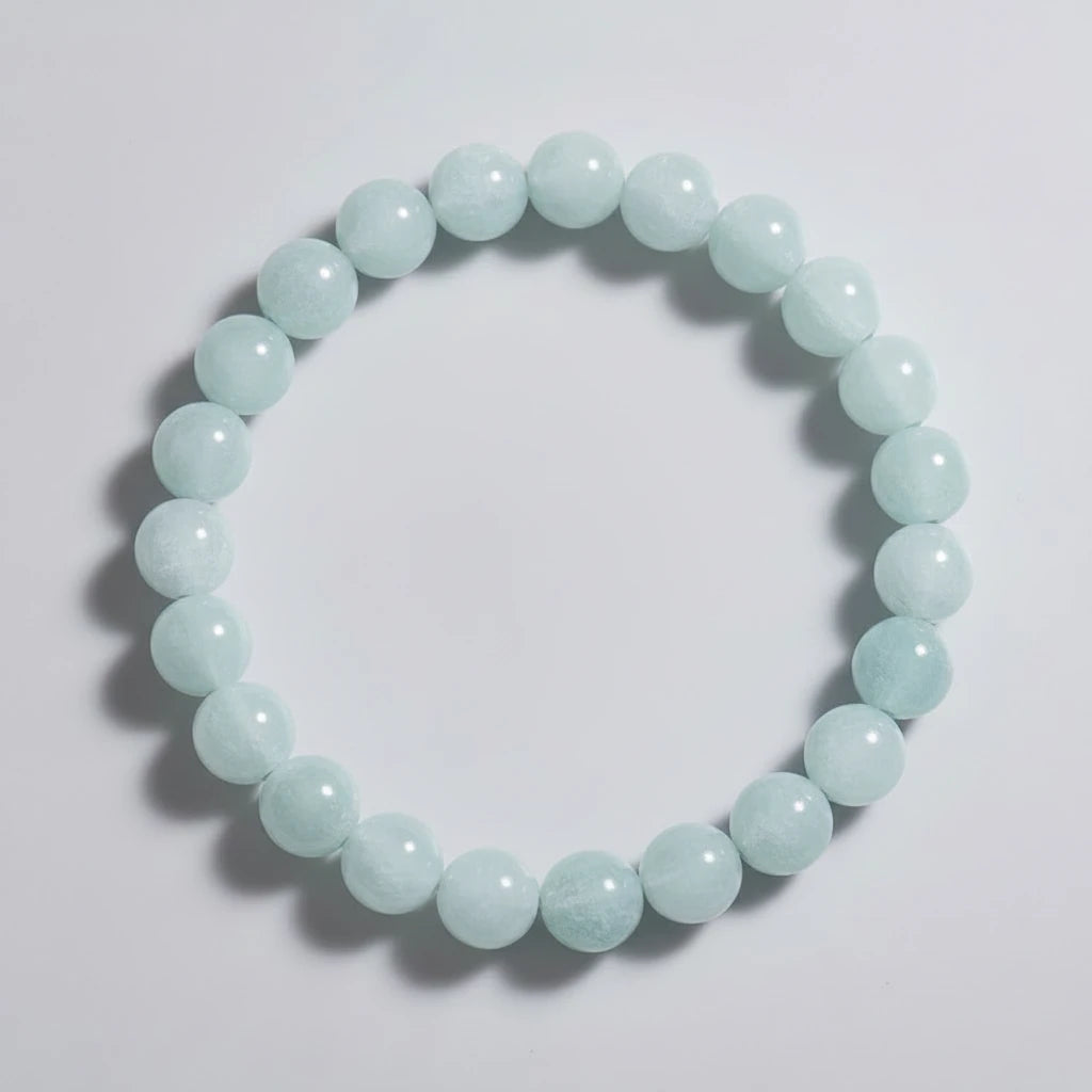 Armband aus Naturstein - Aquamarin