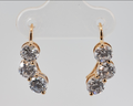 Exklusive Lab-Grown Diamant-Ohrringe in 14 kt Gelbgold – Zertifiziert von HRD Antwerp